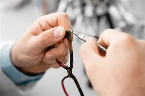 eyeglass frame repair.